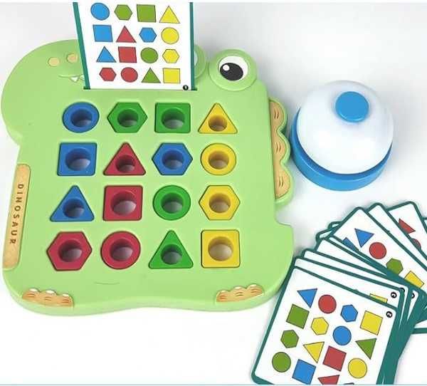 Zestaw Do Nauki Dopasuj Kształty i Kolory Sorter Układanka Edukacyjna