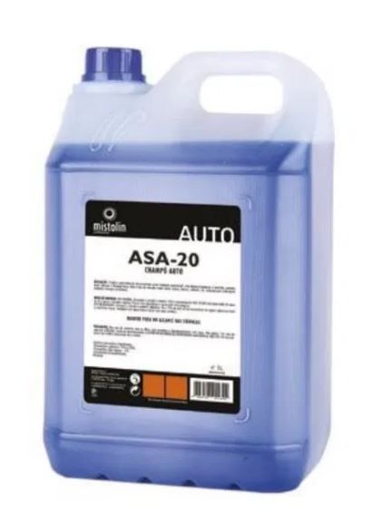Champoo Auto 3 em 1 Mistolin 5 Litros concentrado