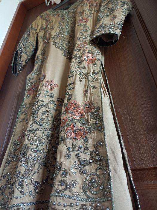 Пенджабі туніка, штани, накидка, дупата святкова р.S