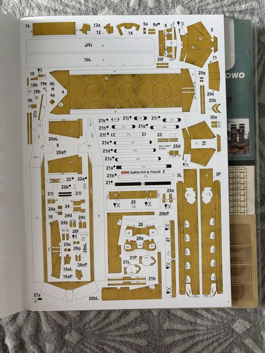 Model kartonowy | Flak 38