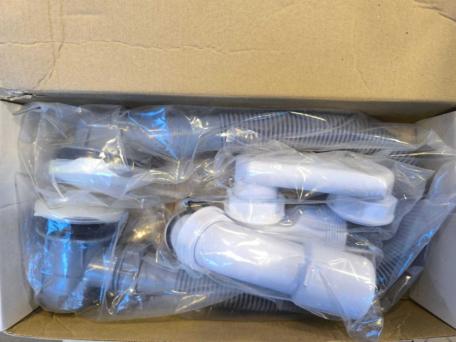 Oltens Fusa – Syfon Wannowy Klik-Klak | Czarny Mat   nowy