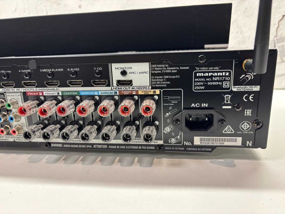 Marantz NR1710 7.2-Channel Network A/V Receiver Atmos