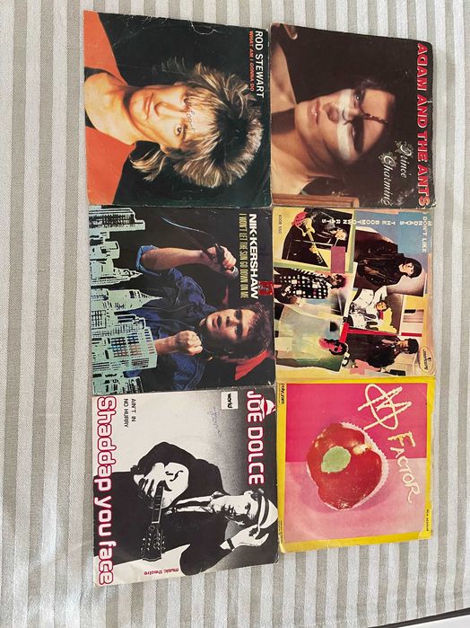 Vinil | Singles - Rod Stewart, Nik Kershaw, Adam And The Ants, outros