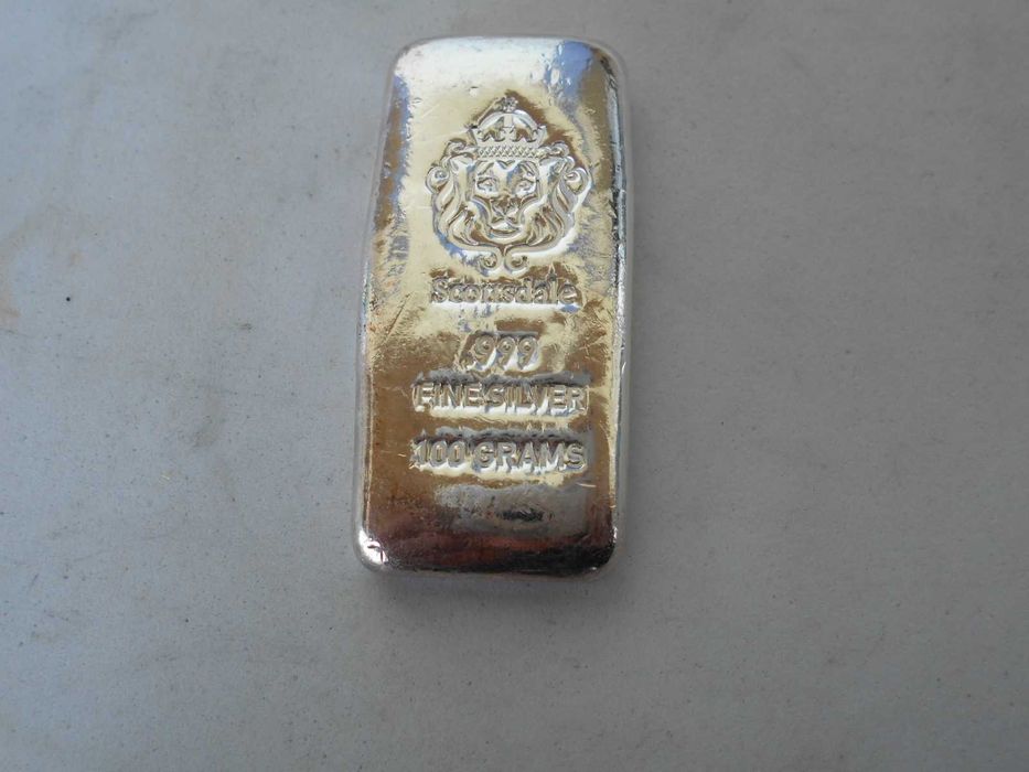 Barra de Prata de 100 gr.
