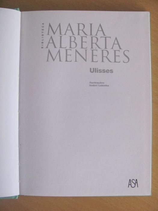 Ulisses de Maria Alberta Menéres