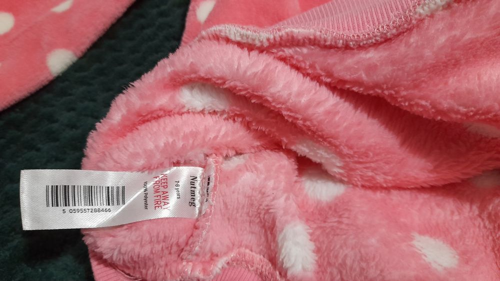 Bluza miś Polar 122 nutmeg 7/ 8 lat