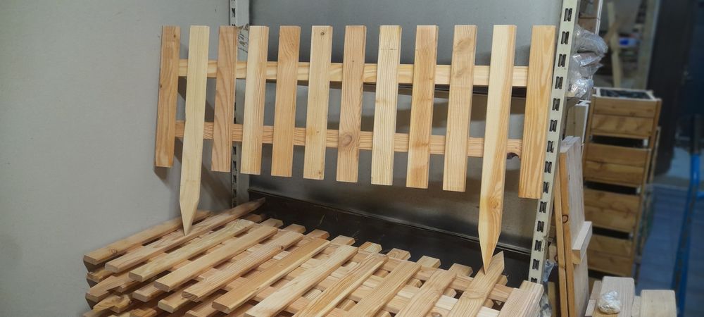 Płot, płotek, minipłotek, przęsło, drewniane