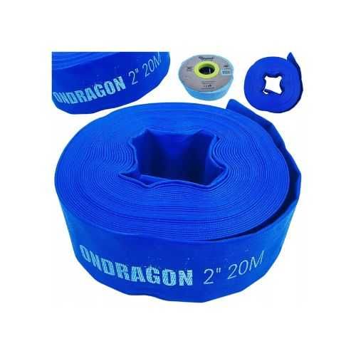 Wąż Tłoczny Gumowy 2" 20M Do Wody Czystej Brudnej Szamba Mocny Długi