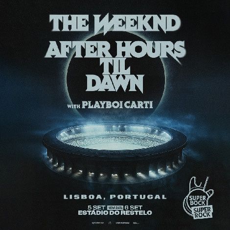 Bilhete concerto the weeknd dia 5 de setembro lisboa