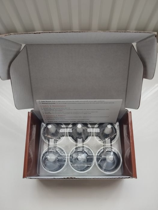 сонячна світлодіодна свічка-таблетка.