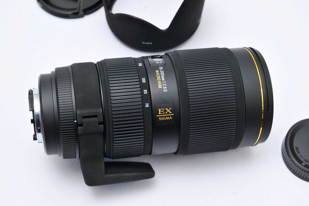 Sigma 70-200mm 2.8 II Apo DG HSM encaixe Nikon F ou Z com adaptador FTZ