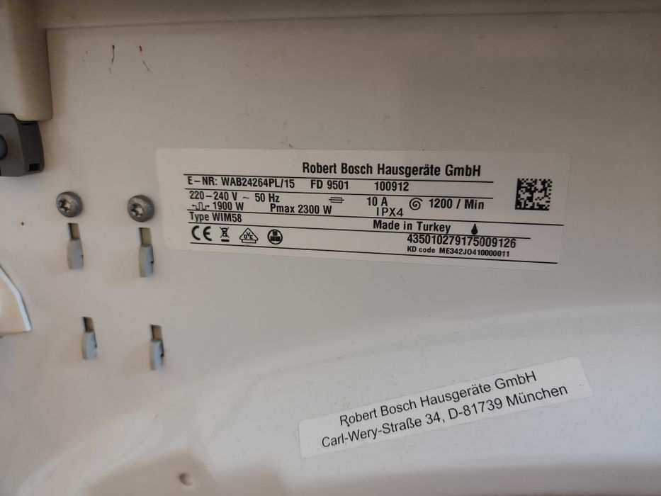 Pralka Bosch serie 2 Vario Perfect