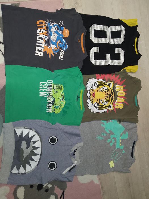 Cienkie bluzki rozm 110/116