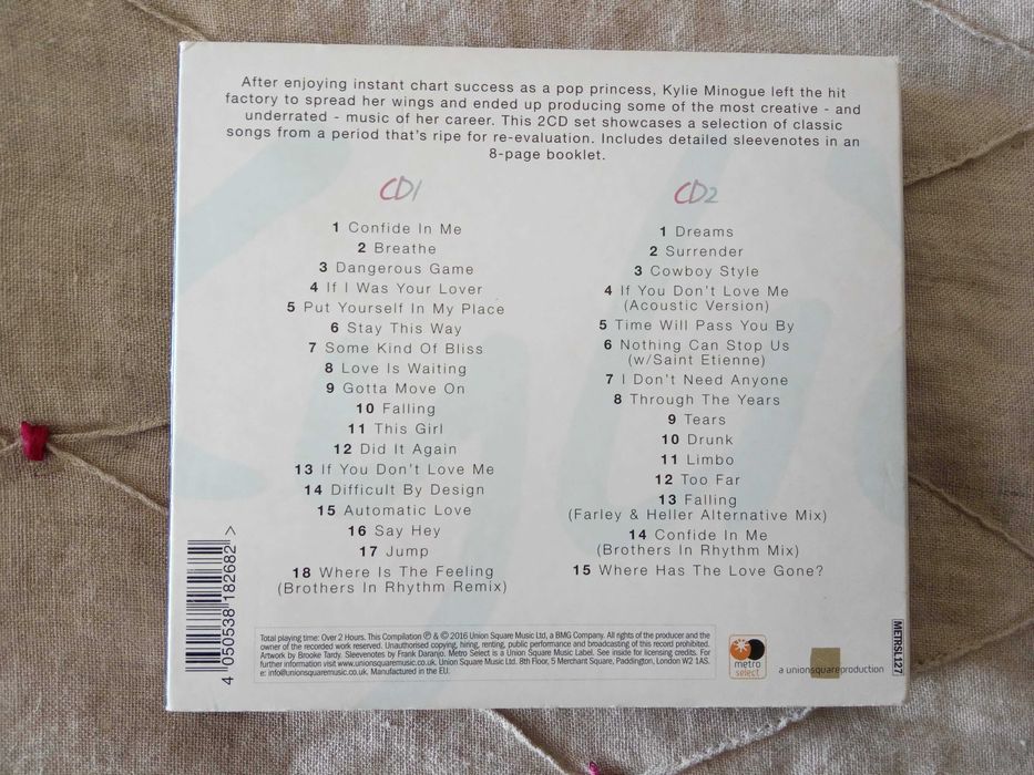 Kylie Minogue – Confide In Me - Duplo CD