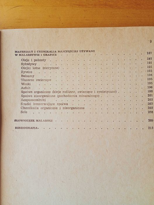 Podstawy technologii malarstwa i grafiki. Jerzy Werner