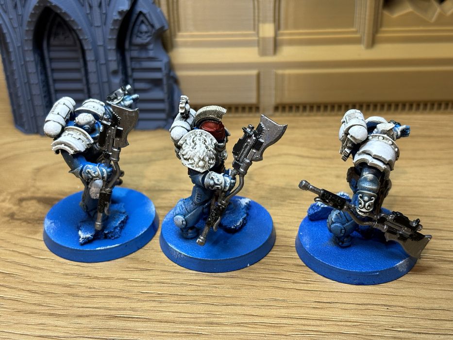 3x victrix guard ultramarines kitbash z druku