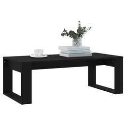 NOVO - Mesa de centro 102x50x35 cm derivados de madeira preto