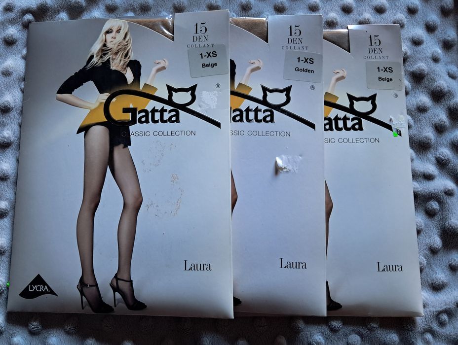 Rajstopy Gatta 1-XS - 3 pary