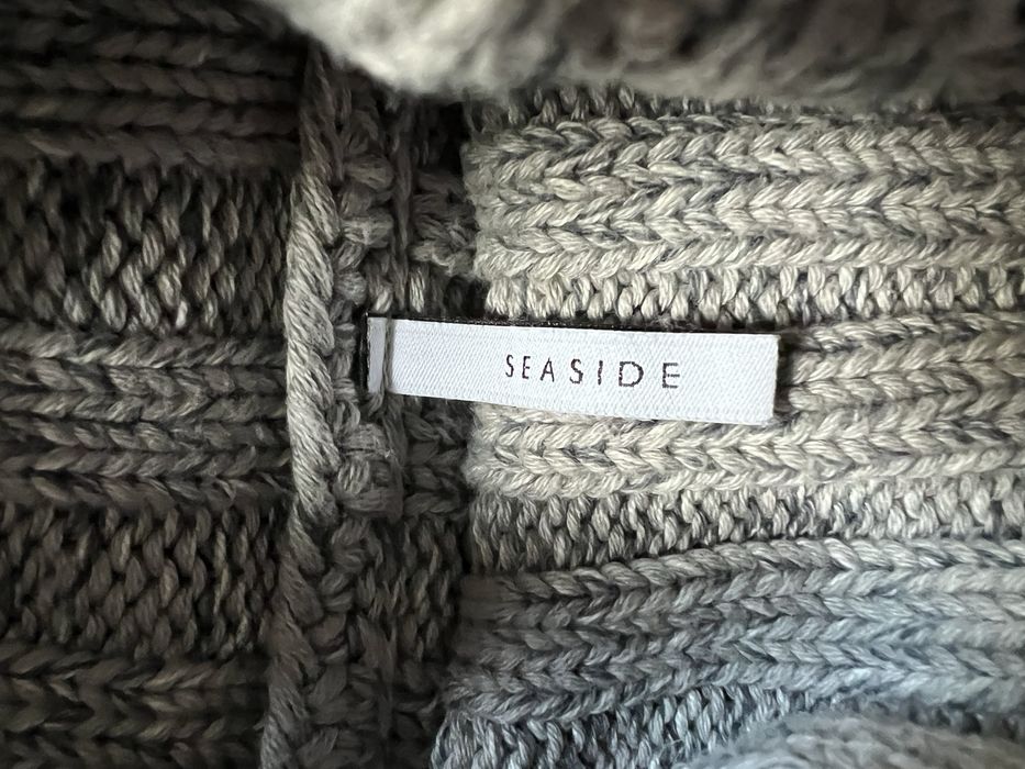 Golf Seaside Tones szary warkocz bawełna 100%