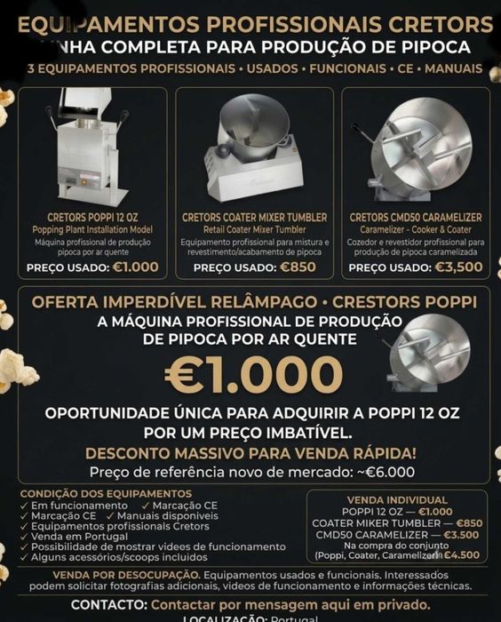 Pipoqueira profissional