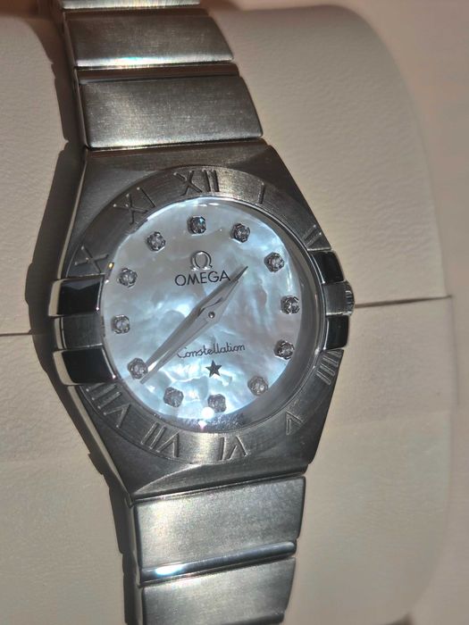 Omega Constellation 24mm z 12 diamentami Full Set - jak NOWA