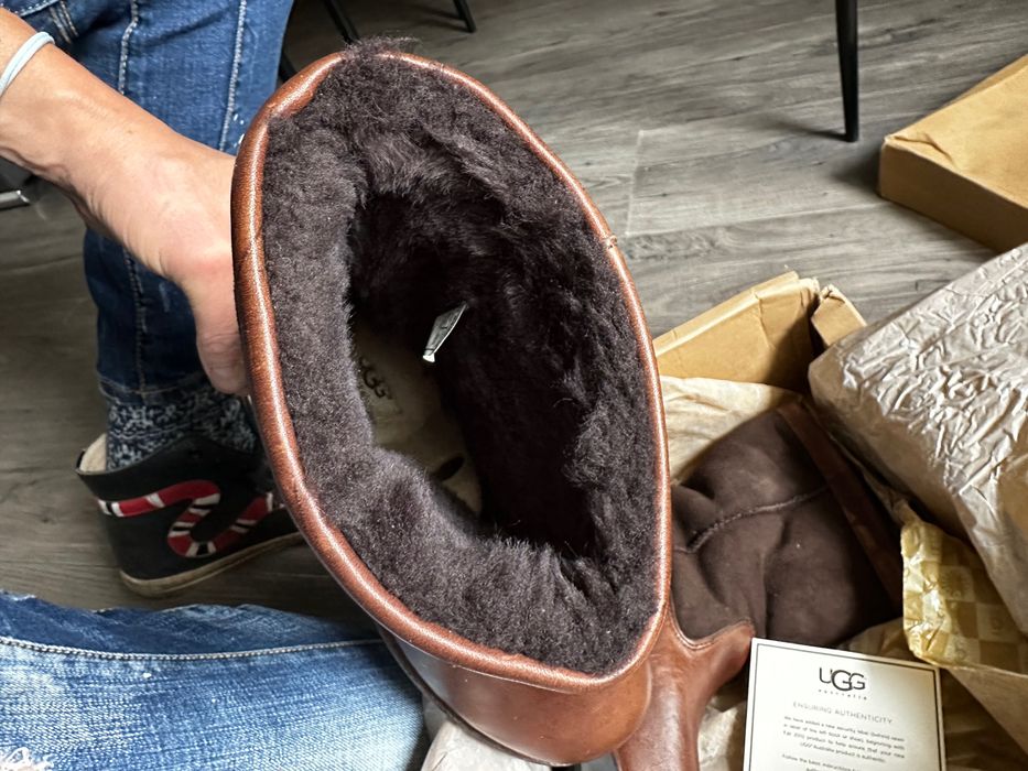 Buty zimowe UGG podszewka jagnięca skóra naturalne w super cenie