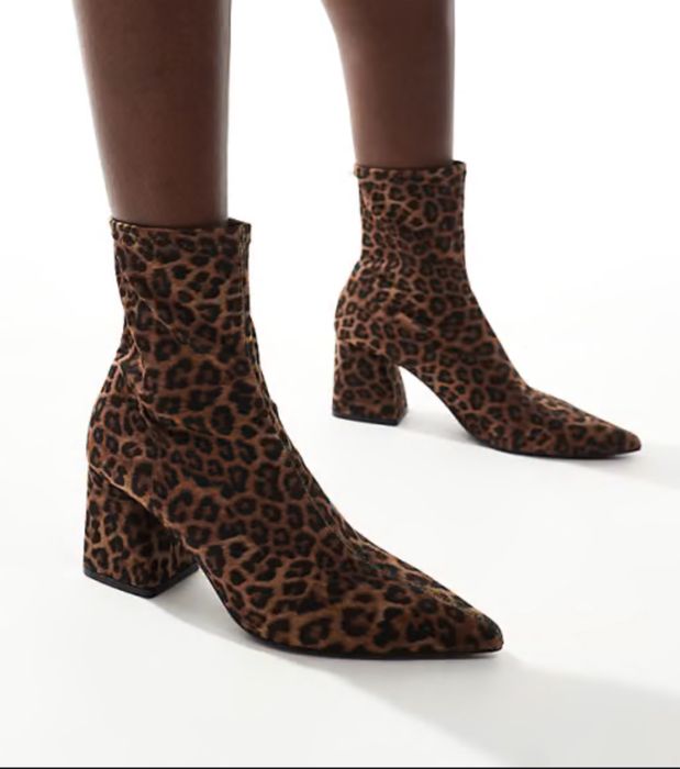 Ботільйони Stradivarius леопард ботинки