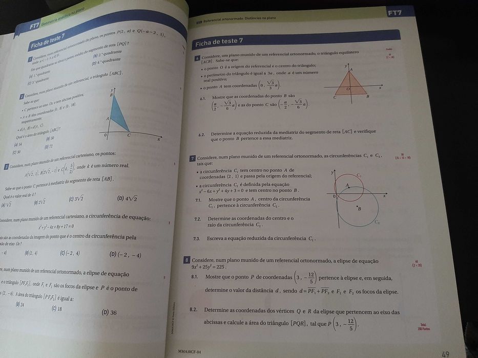 Caderno de Fichas - Matemática A 10º ano