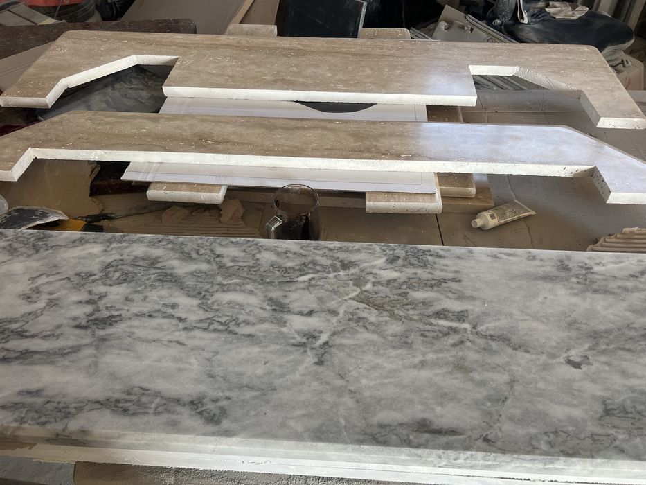 Мармур, Травертин, Граніт, Сходи, Підвіконня, Стільниці,Доставка