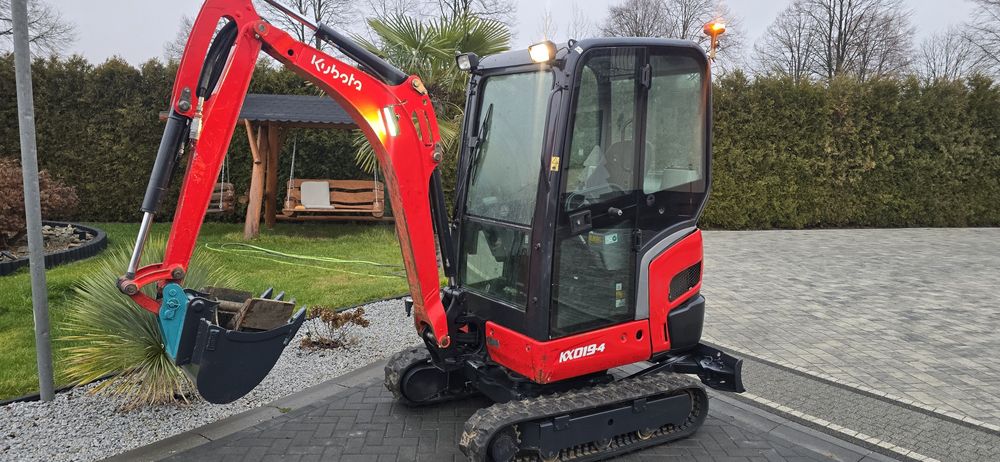 Minikoparka Kubota kx019 2t Brutto Mocna koparka Okazja