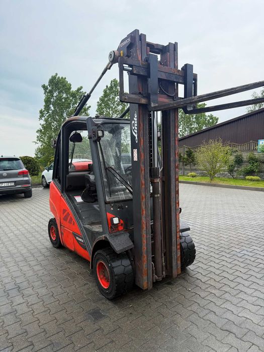 wózek widłowy LINDE H25T-02 EVO 2500kg 2016r Triplex 6.50m silnik VW LPG