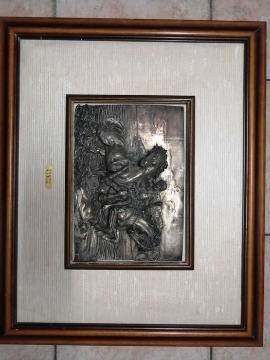 Conjunto Quadros 3D prata