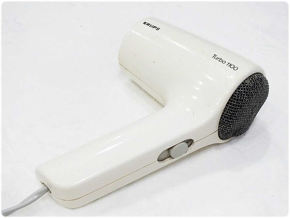 Stara suszarka do włosów KRUPS Turbo 1100 , Typ 411A, Moc 1100W