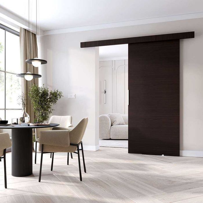 Drzwi przesuwne naścienne pokojowe MATI A 80cm x 205 cm/ 4 SZEROKOŚCI