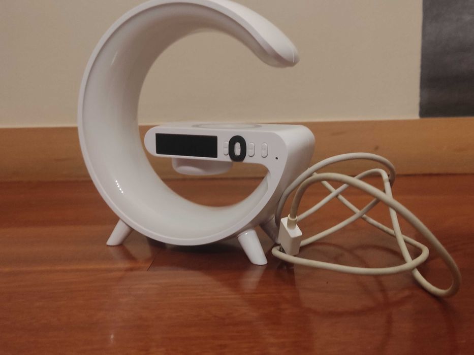 Candeeiro RGB, Relógio despertador, colunas bluetooth