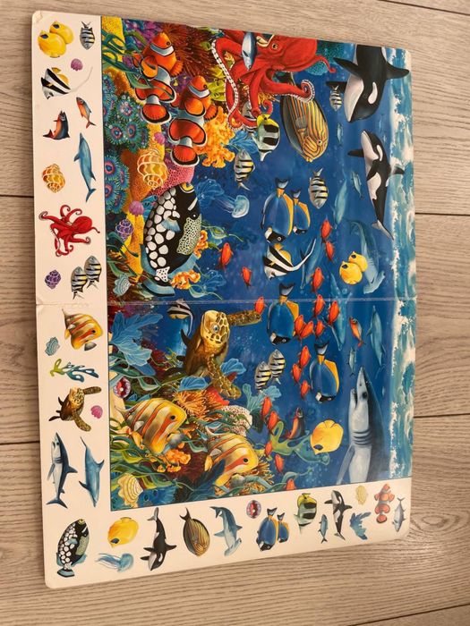 Дитяча книга Віммельбух Тварини. Стан ідеальний