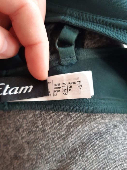 Etam komplet butelkowa zieleń 70 C