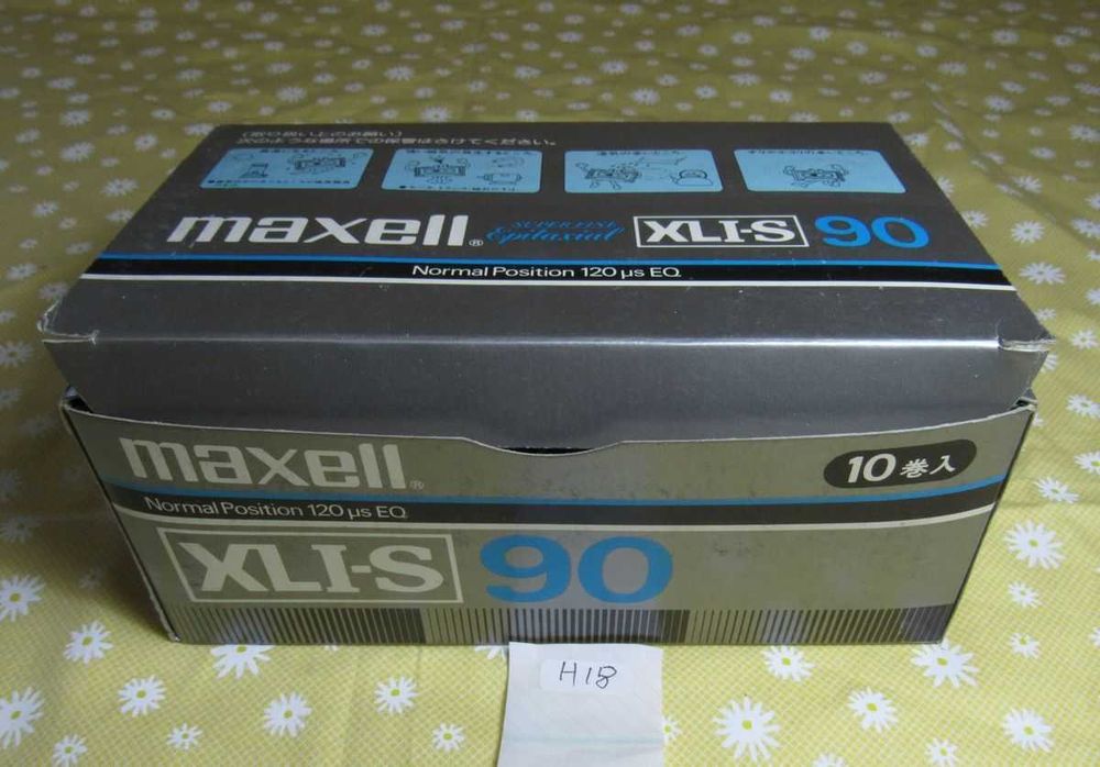 Maxell XLI-S 90  1982r. Japan-  1szt .