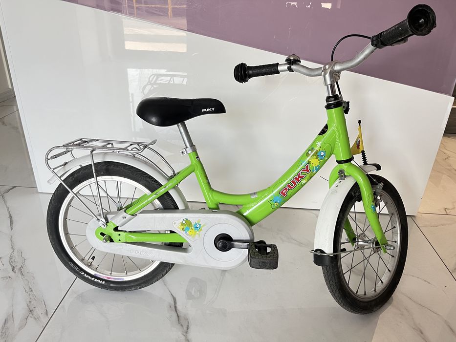 Rowerek dzieciecy PUKY YUKE 16 Lekki Aluminiowy Zielony WYSYŁKA
