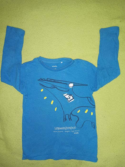 Zestaw bluzka z długim rękawem 116