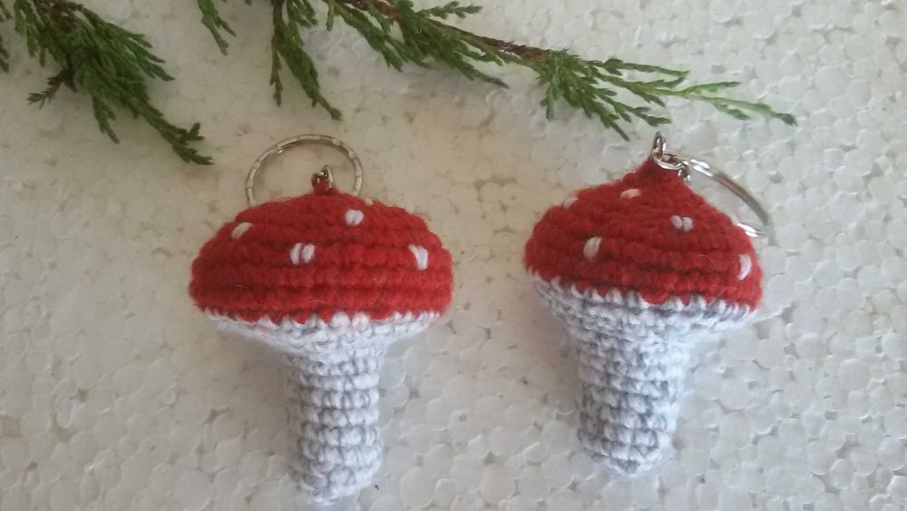 Брелочки Мухоморчики