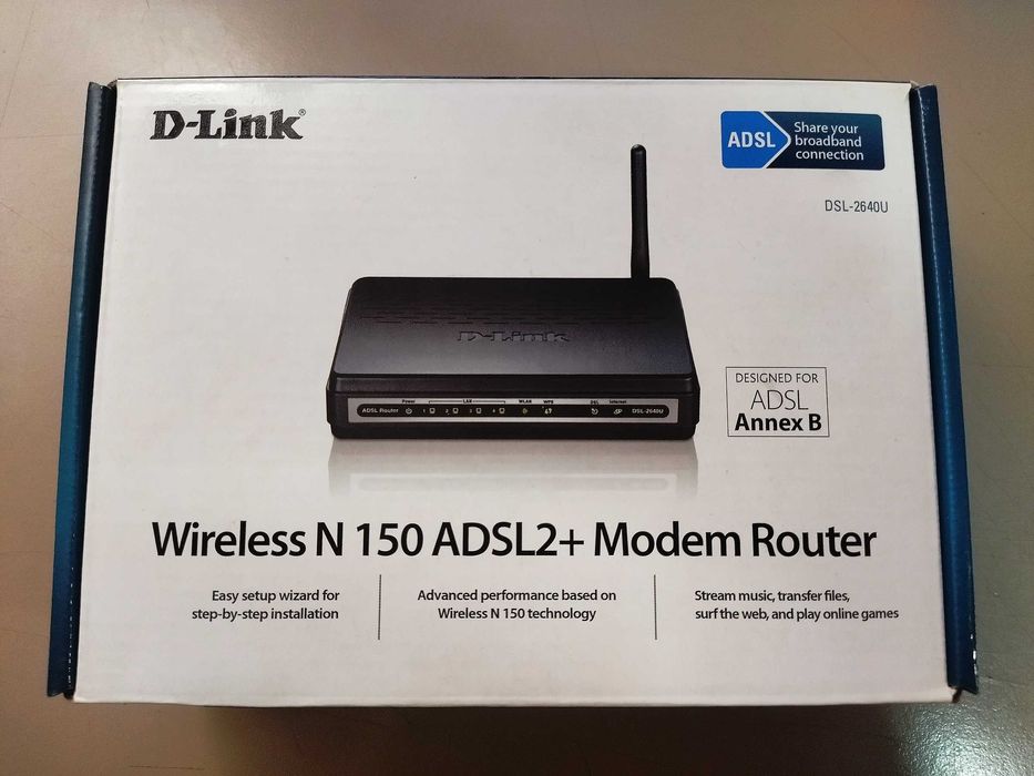 Роутер D-Link DSL-2640U