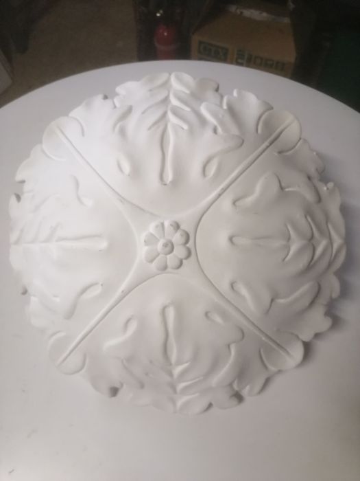 Candeeiro/Aplique gesso para tecto