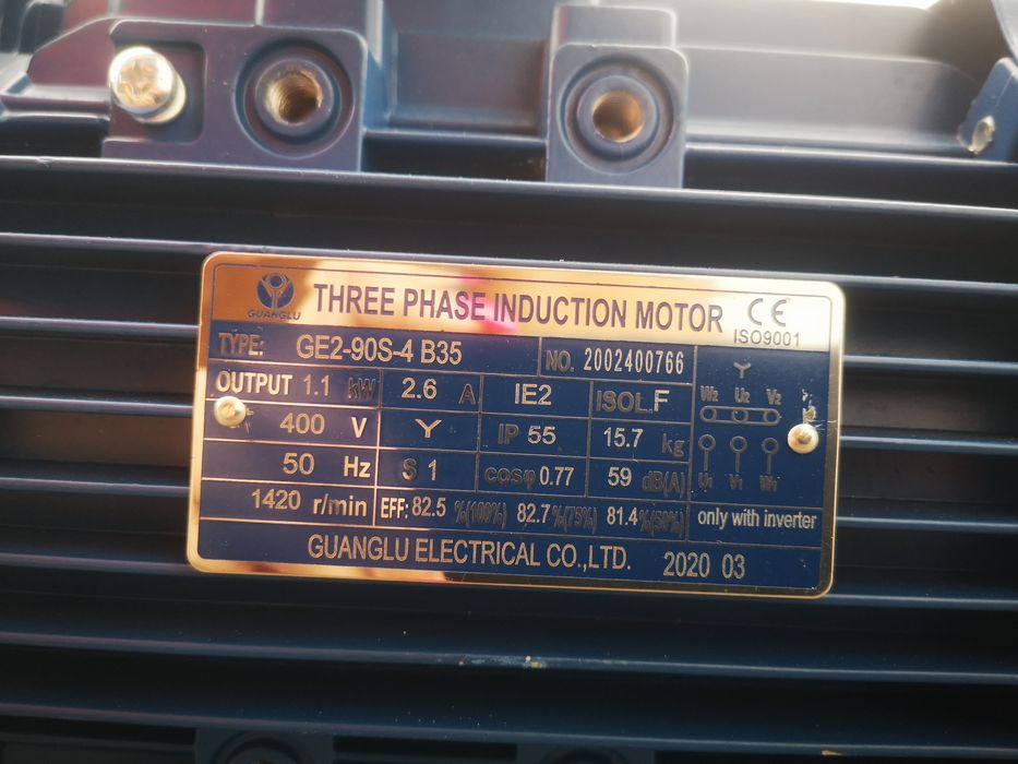 Motor Trifásico Novo