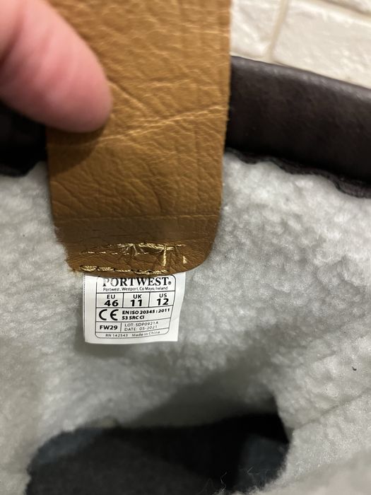 Чоботи робочі утеплені з накладкою на носок