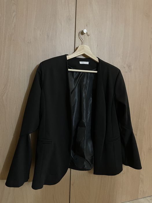 Blazer curto preto