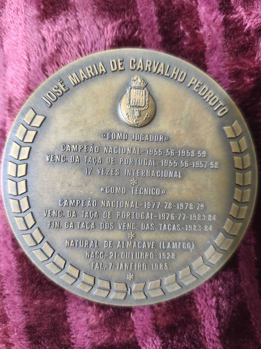 Medalhas bronze F.C. Porto comemorativas