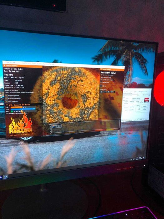 Cтационарный игровой ПК RX 8GB Компьютер i5 ядра Системный блок 512GB