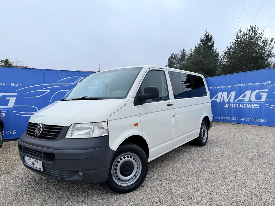 Volkswagen Transporter 2xKluczyk*8-OSÓB*Kamera*Klima*Radio*Bluetooth*Nawiewy*Gwarancja*