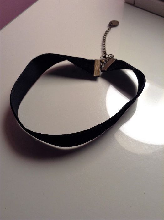 Choker preto veludo